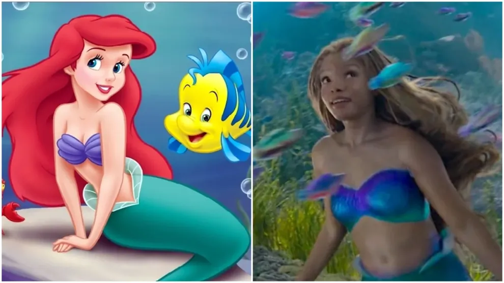 Little Mermaid Live Action vs Animated